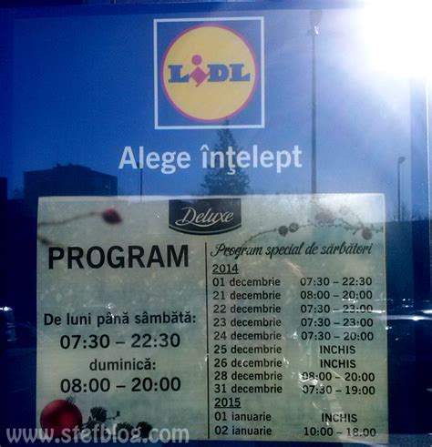 Program de lucru Lidl Buzău 